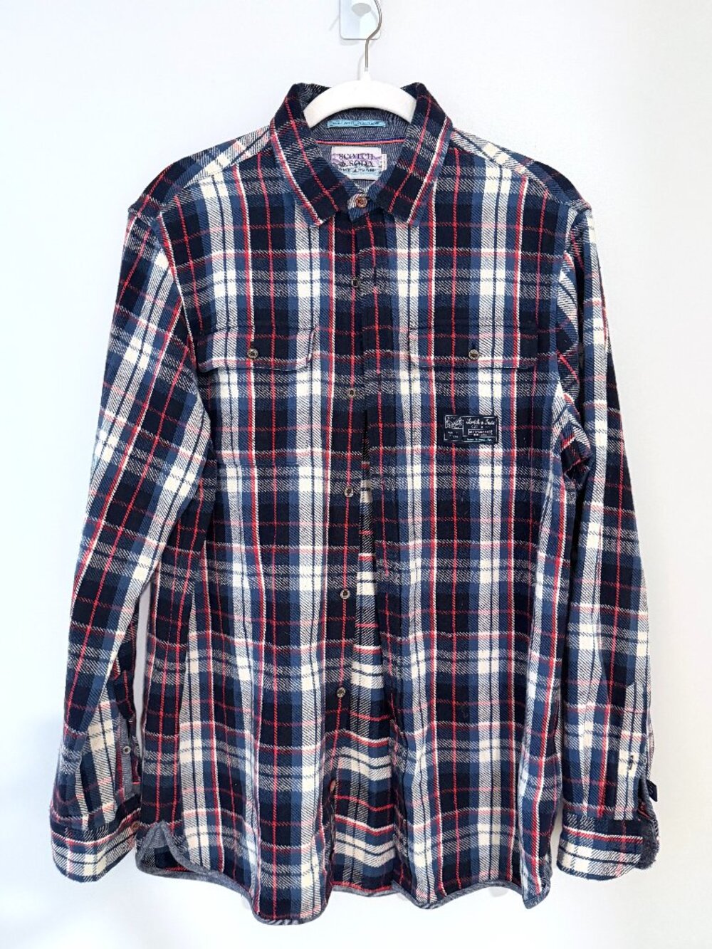 Scotch & Soda Multi Flannel Check Shirt